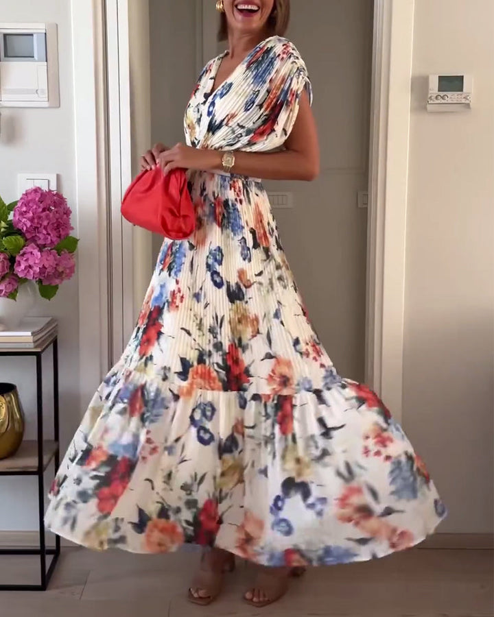 Clarissa - Elegant Floral Dress