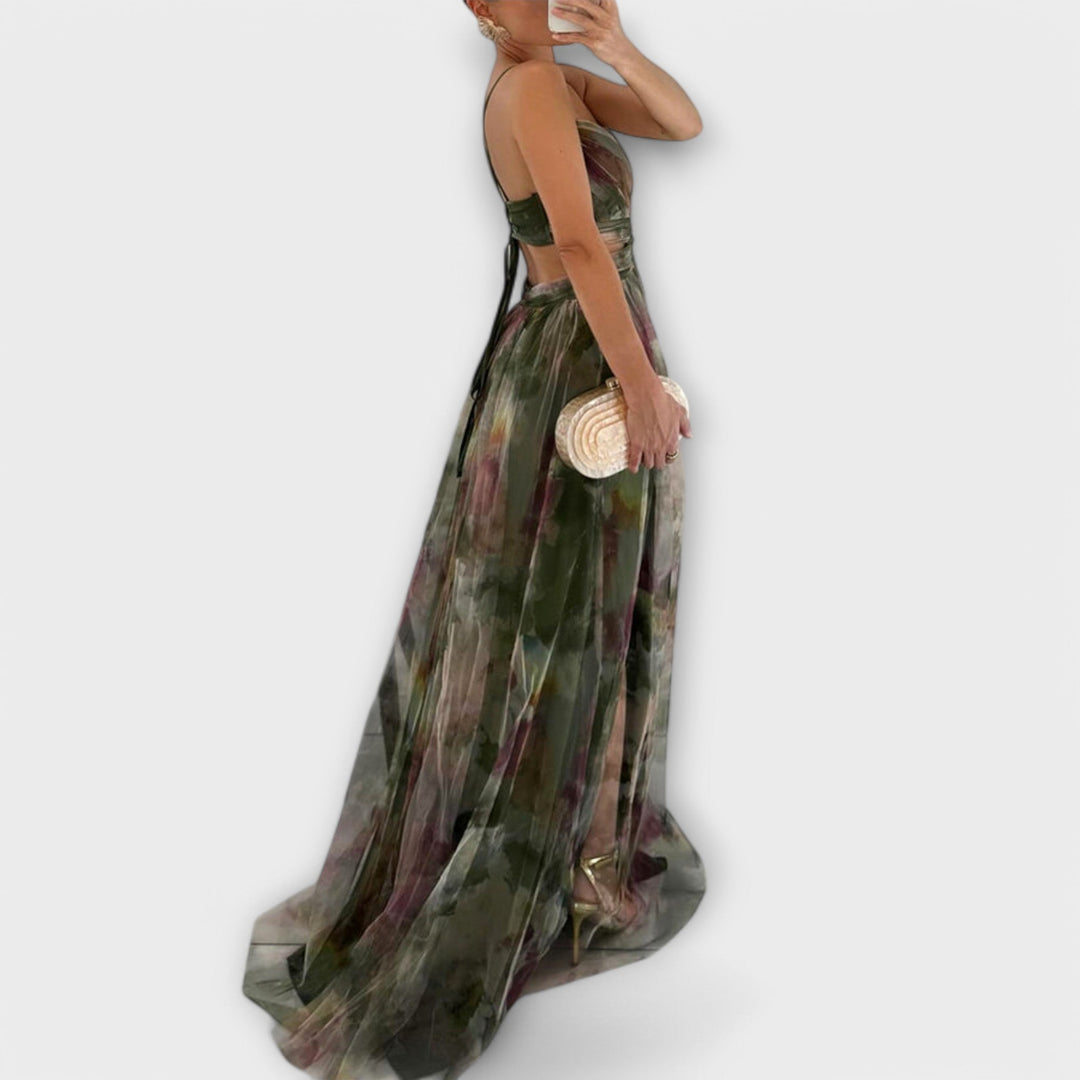 Tess | Mesh Maxi Dress Elegant and Figure-Hugging