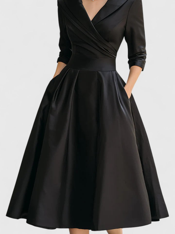 Suzanna - Elegant Midi Dress