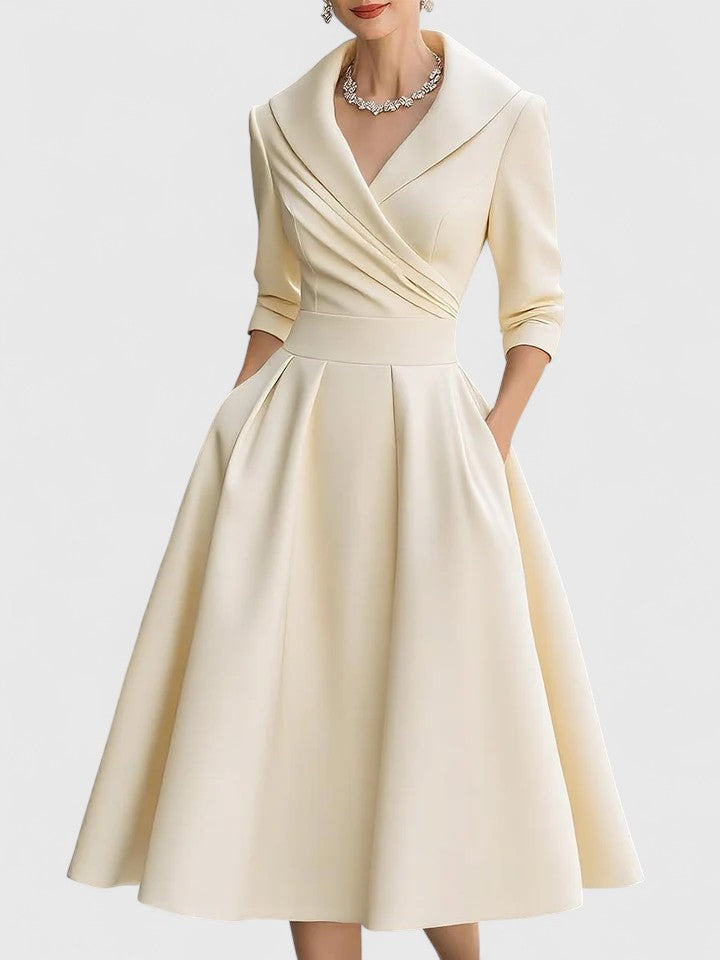 Suzanna - Elegant Midi Dress