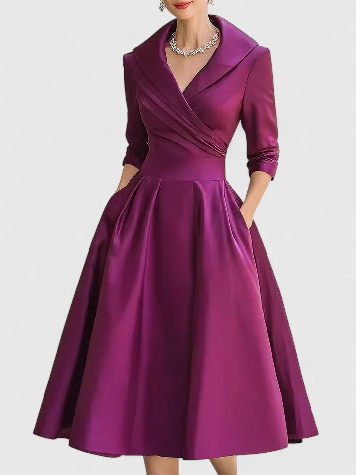 Suzanna - Elegant Midi Dress