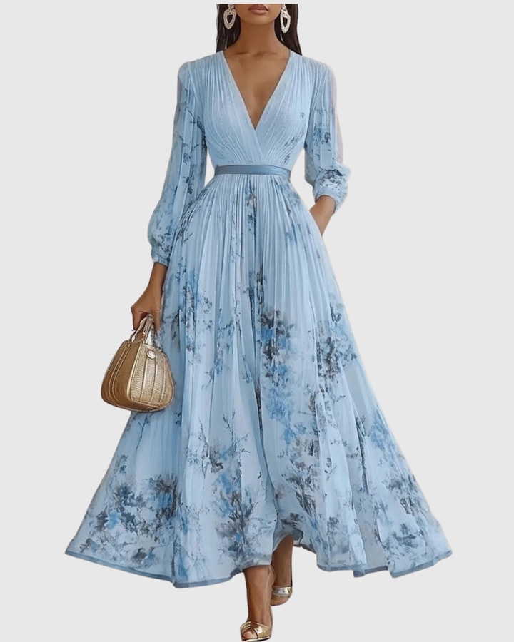 Bryleigh | Elegant Pleated Maxi Dress
