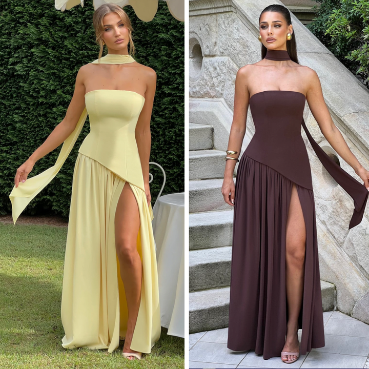Maeve | Strapless Maxi Dress