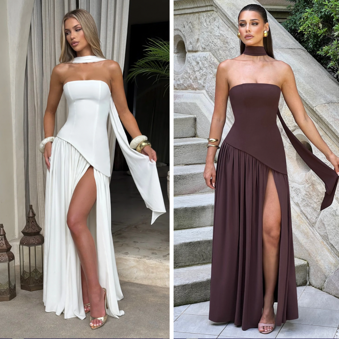 Maeve | Strapless Maxi Dress