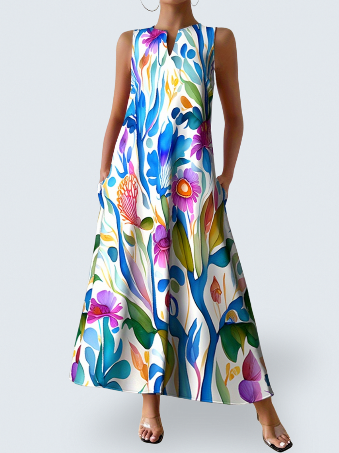 Layla | Blooming Print Maxi Dress