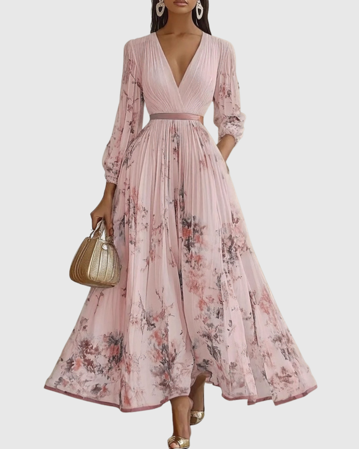 Bryleigh | Elegant Pleated Maxi Dress