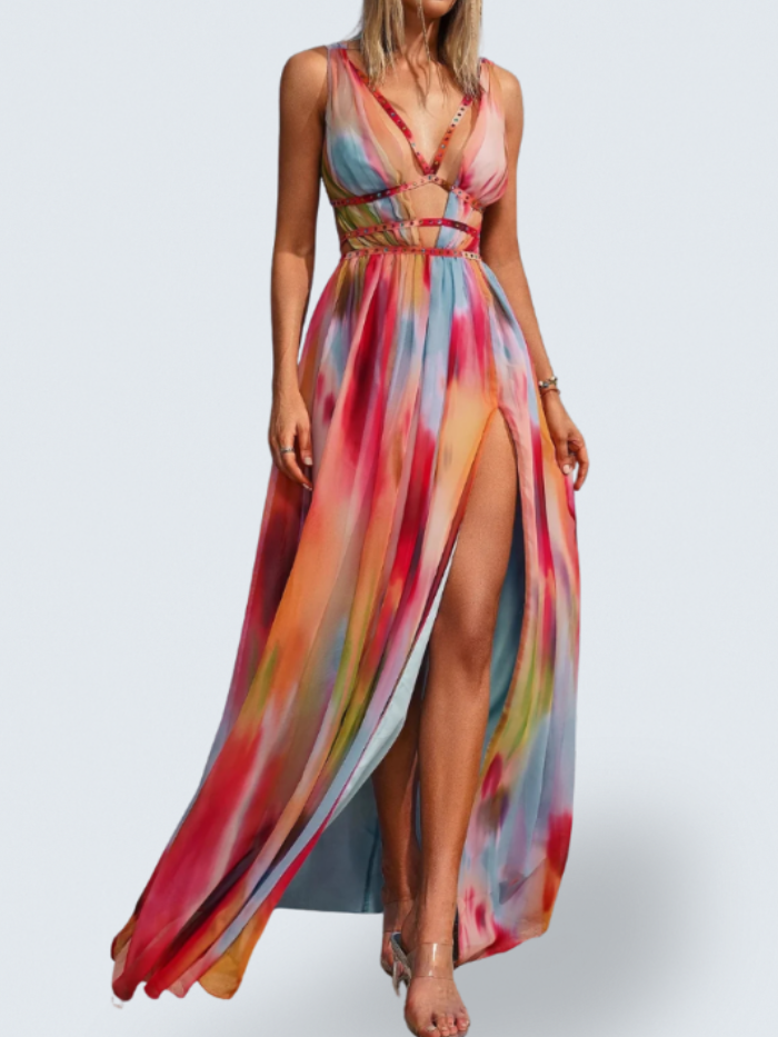 Ella | Printed Maxi Dress