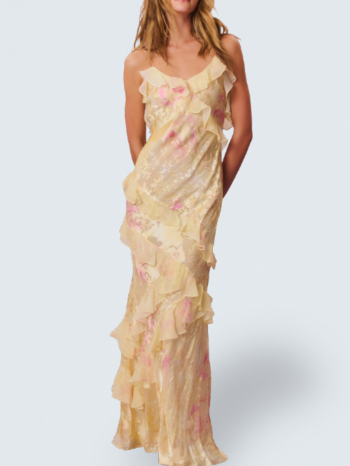 Scarlette | Ruffle Maxi Dress