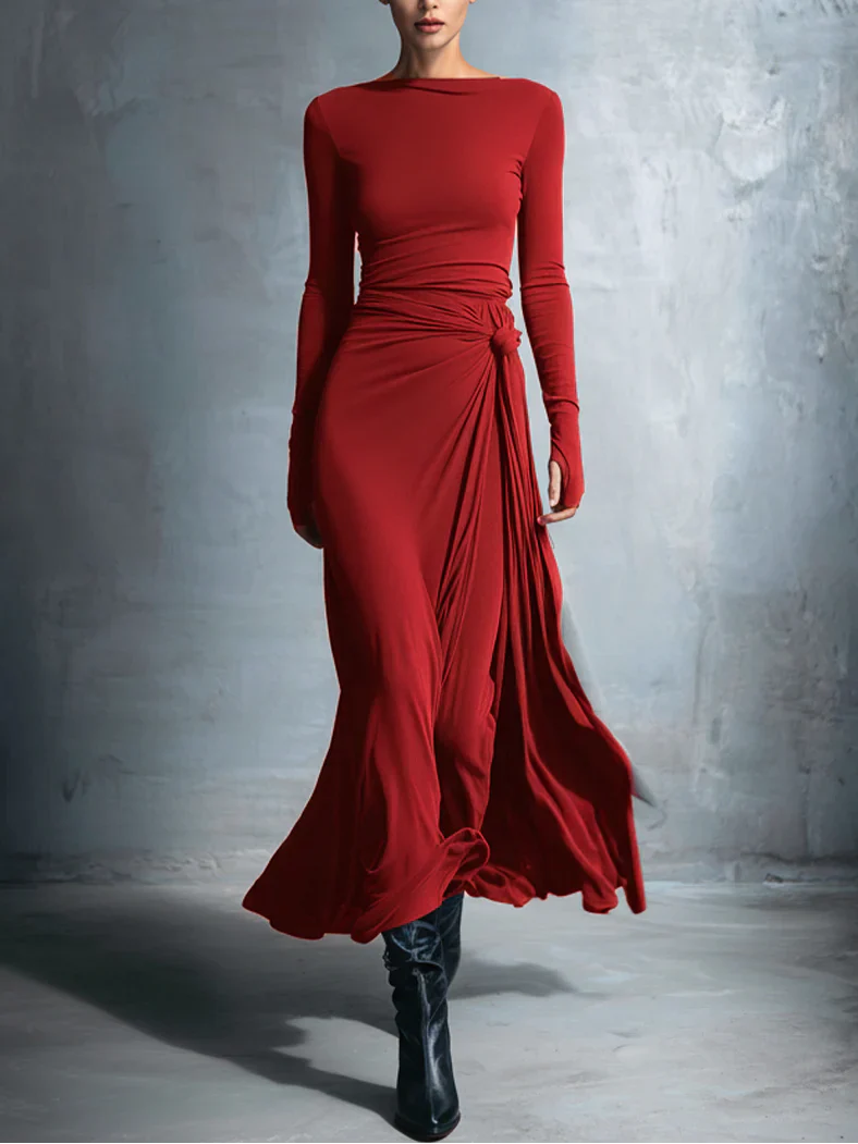 Giselle | Maxi dress with side knot