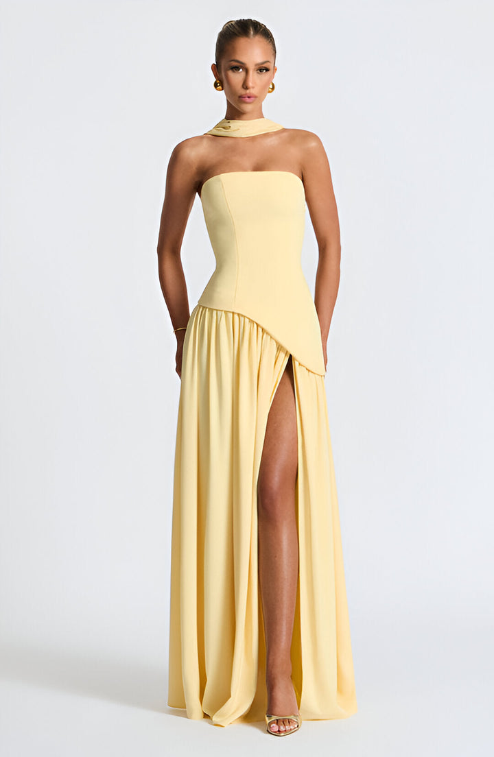 Maeve | Strapless Maxi Dress