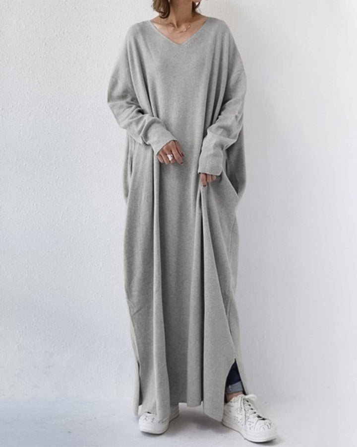 Marilyn | Elegant Casual V-Neck Dress
