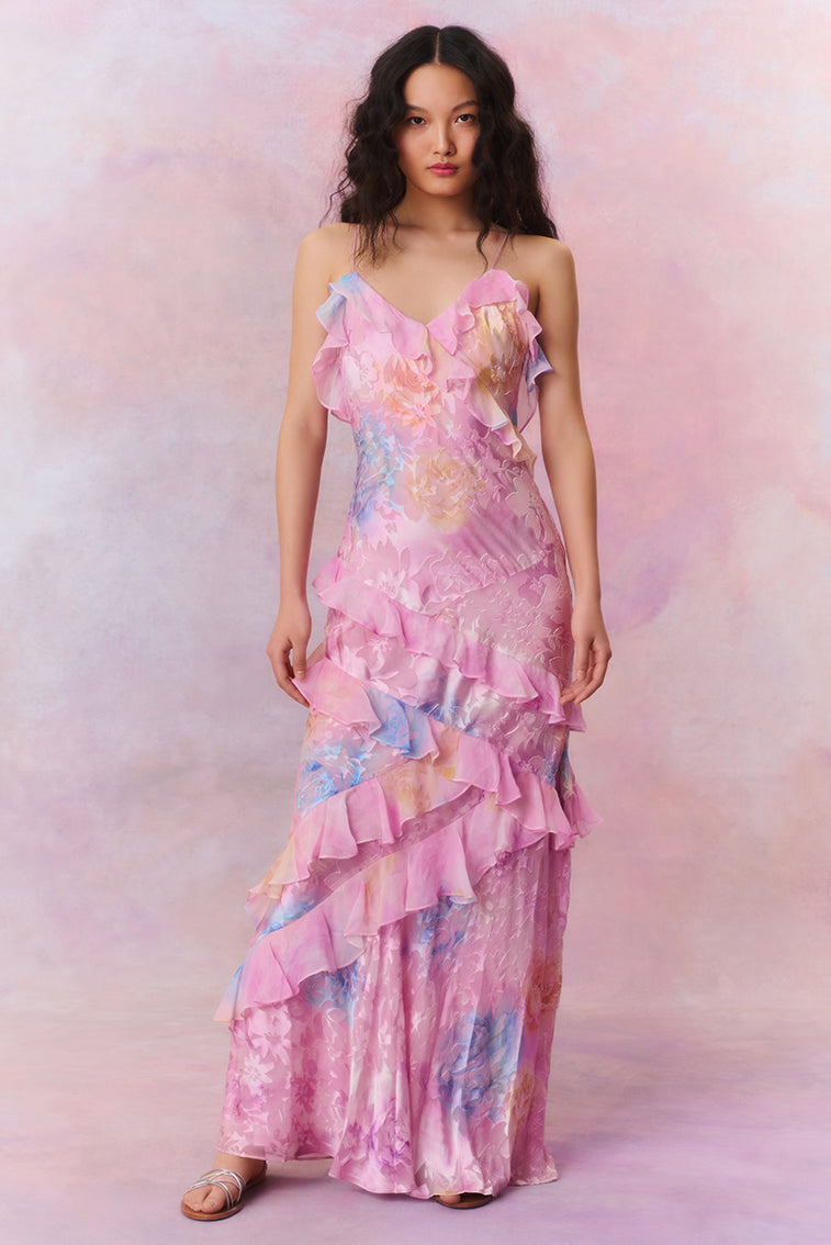 Scarlette | Ruffle Maxi Dress