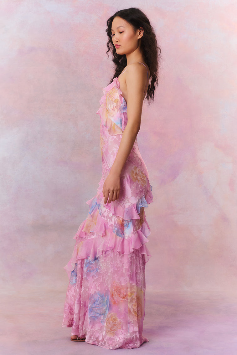 Scarlette | Ruffle Maxi Dress