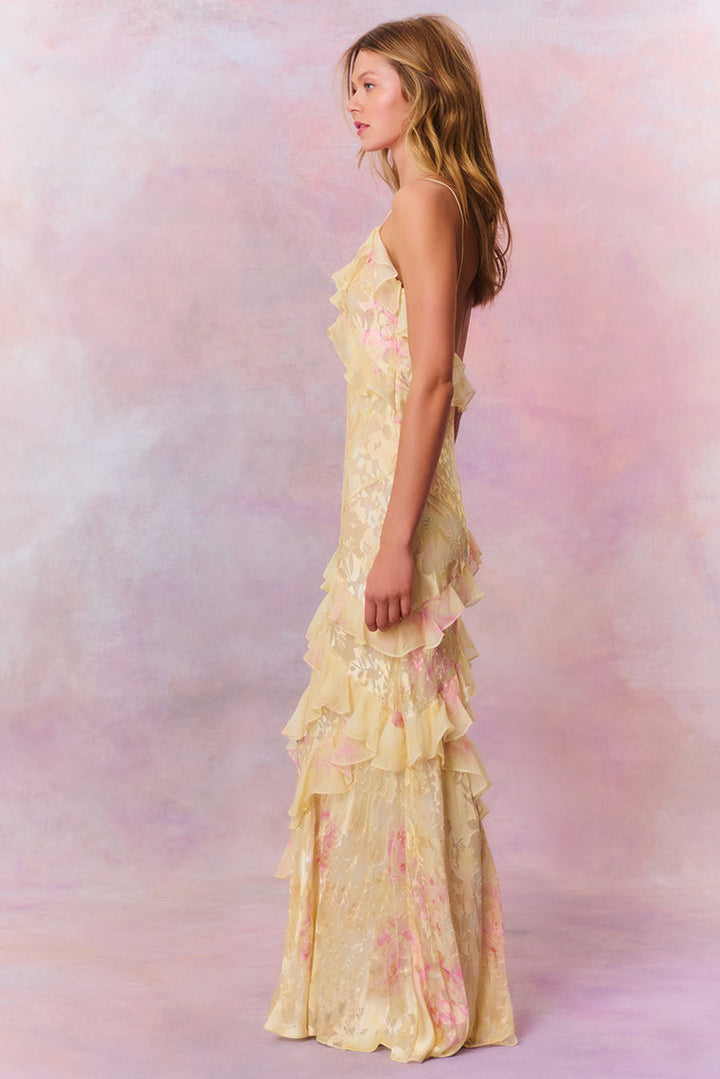 Scarlette | Ruffle Maxi Dress