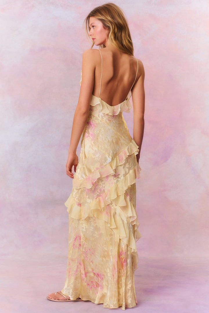 Scarlette | Ruffle Maxi Dress