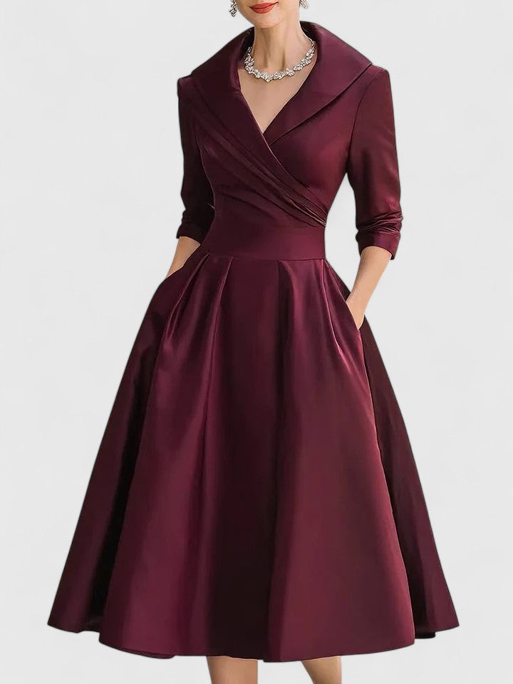 Suzanna - Elegant Midi Dress