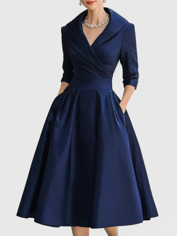 Suzanna - Elegant Midi Dress