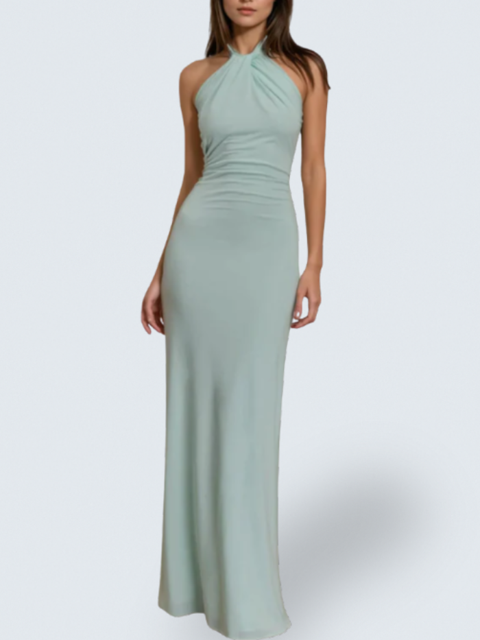 Madilyn | Halter Maxi Dress