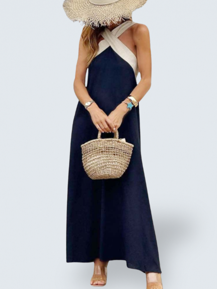 Clara | Cross Neck Dress