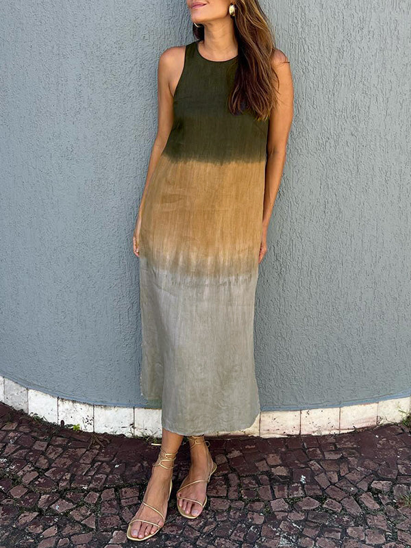 Florelle - Casual Gradient Dress
