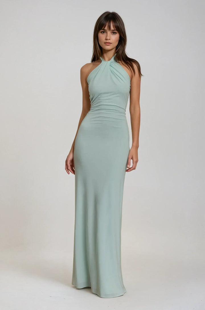 Madilyn | Halter Maxi Dress