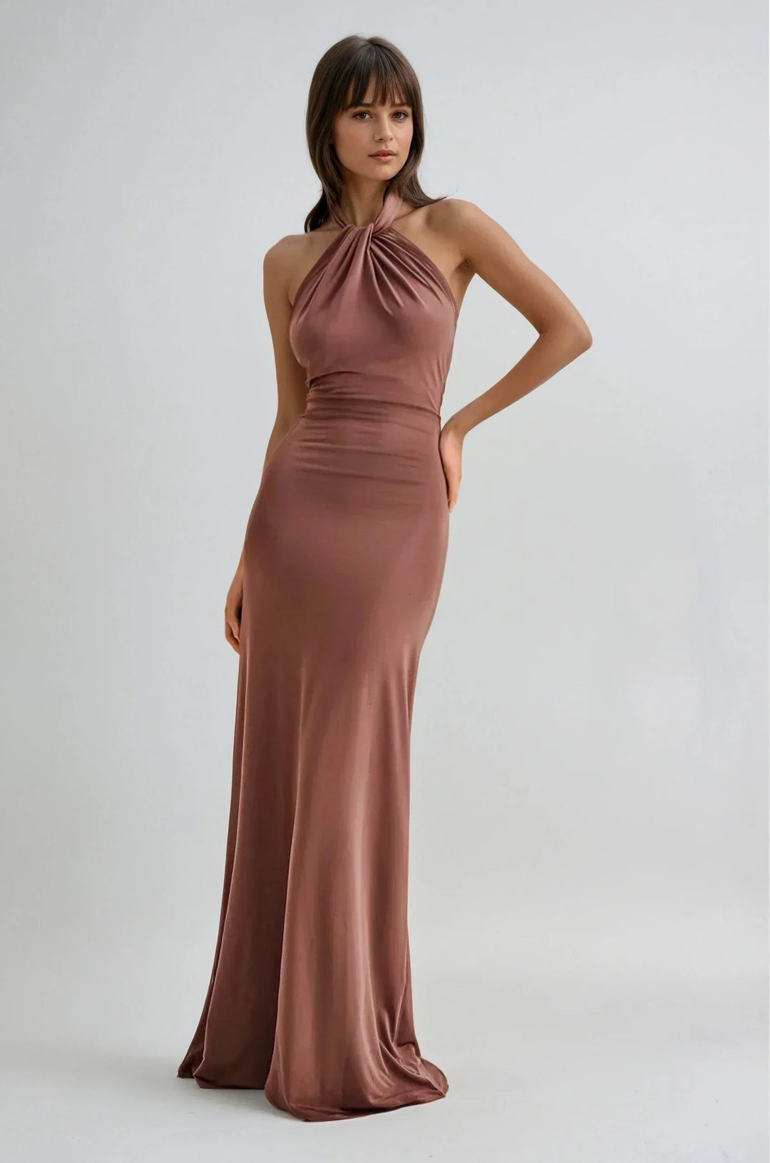 Madilyn | Halter Maxi Dress