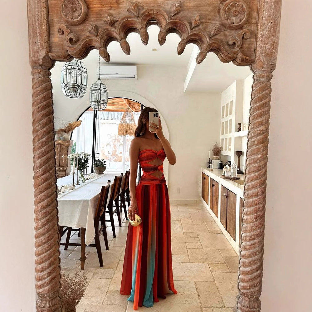 Clara | Strapless Maxi Dress