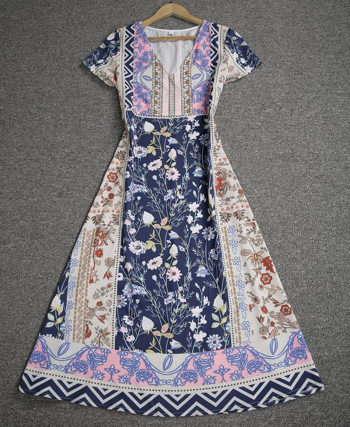 Evira - Boho Printed Dress