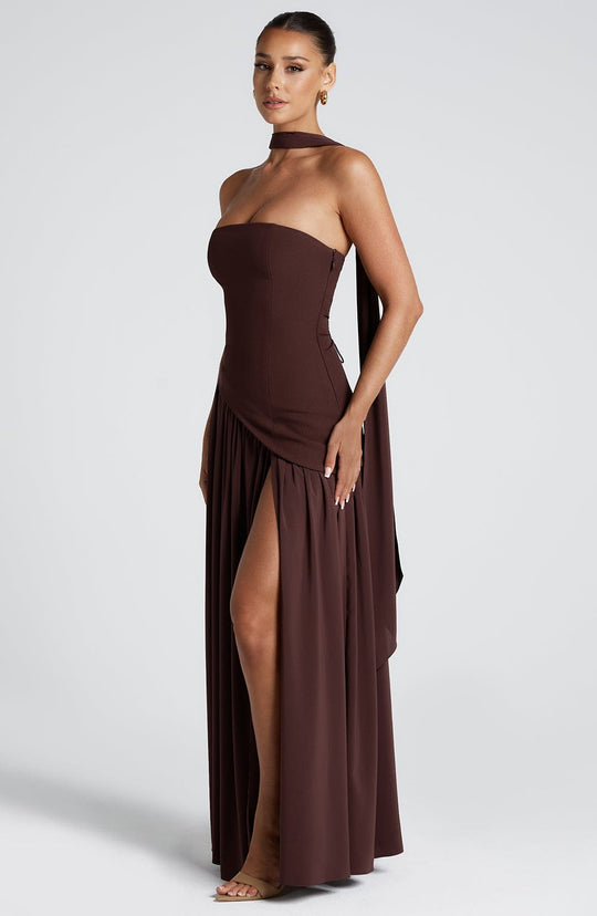 Maeve | Strapless Maxi Dress