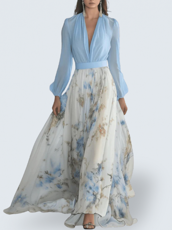 Aurora | Floral Long Dress