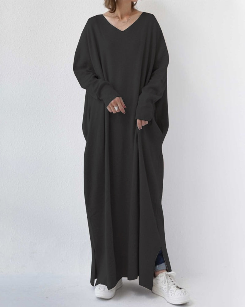Marilyn | Elegant Casual V-Neck Dress