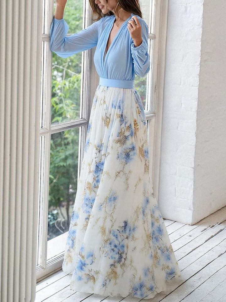 Savannah™ | Beautiful Maxi Dress with Floral Print