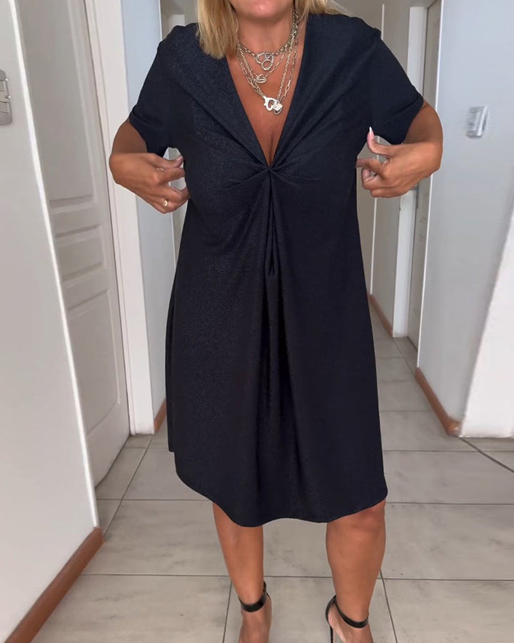 Heather - Effortless Twist Dress