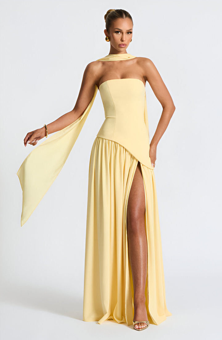 Maeve | Strapless Maxi Dress