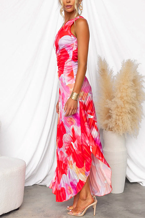 Alice™ | Vibrant Tropical Evening Dress