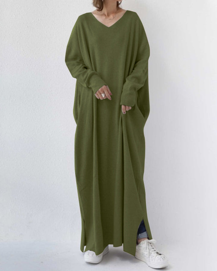 Marilyn | Elegant Casual V-Neck Dress