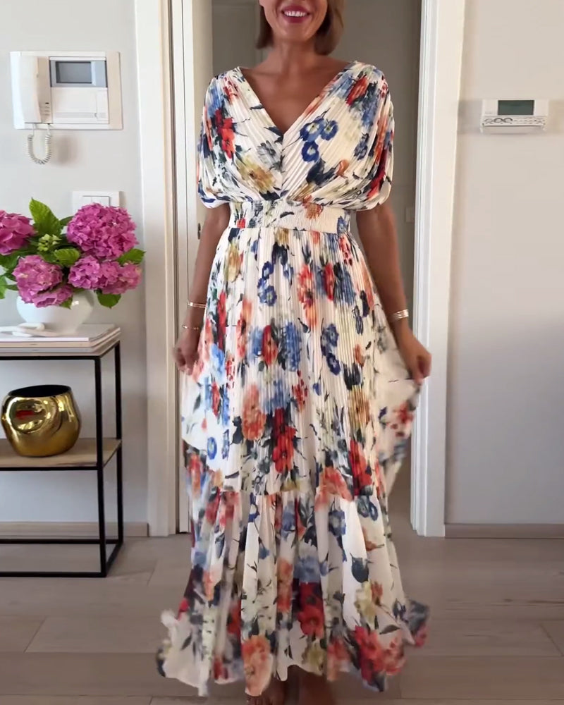 Clarissa - Elegant Floral Dress