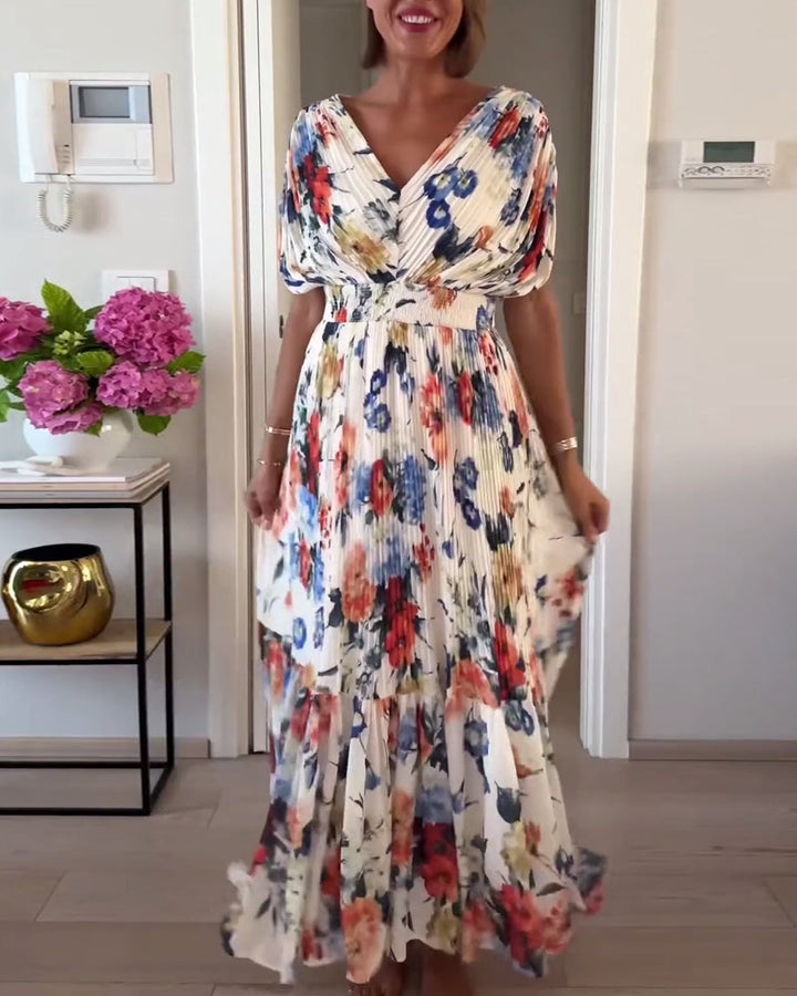 Clarissa - Elegant Floral Dress