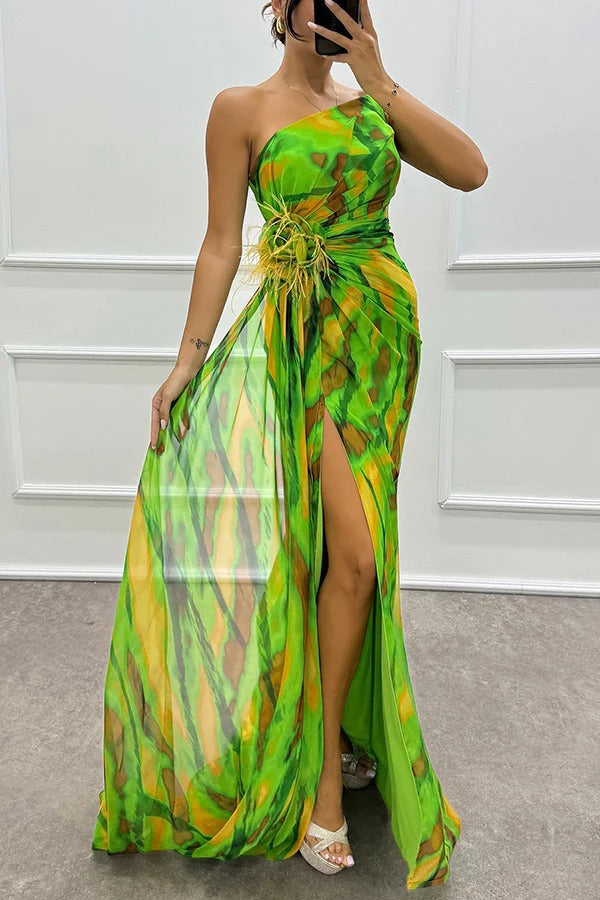 Aria™ | Vibrant Draped Dress