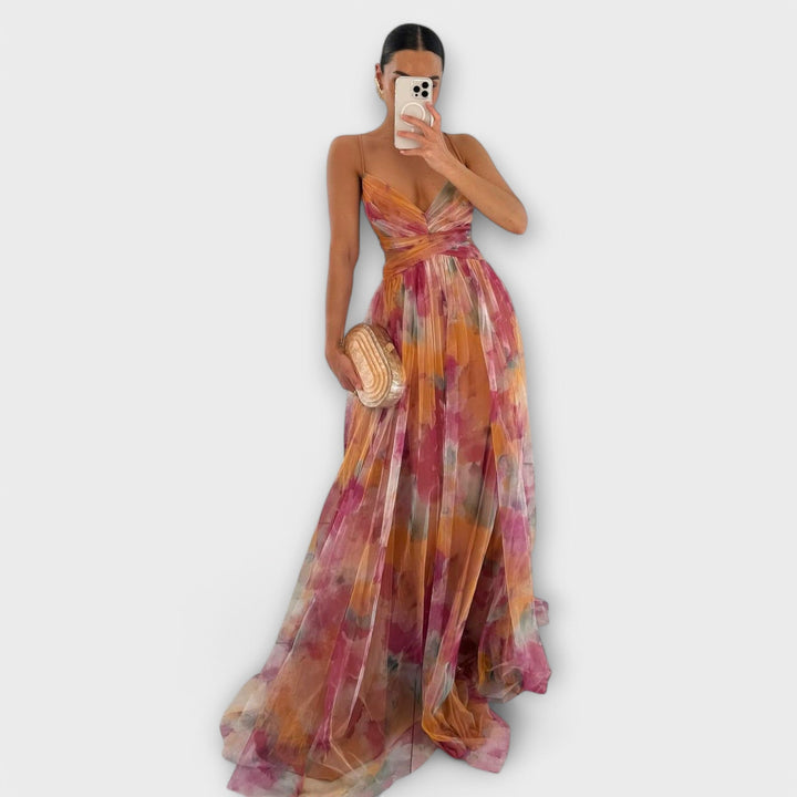 Tess | Mesh Maxi Dress Elegant and Figure-Hugging