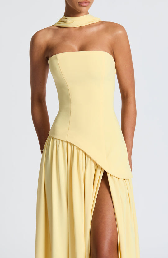 Maeve | Strapless Maxi Dress