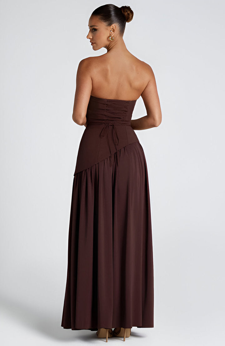 Maeve | Strapless Maxi Dress