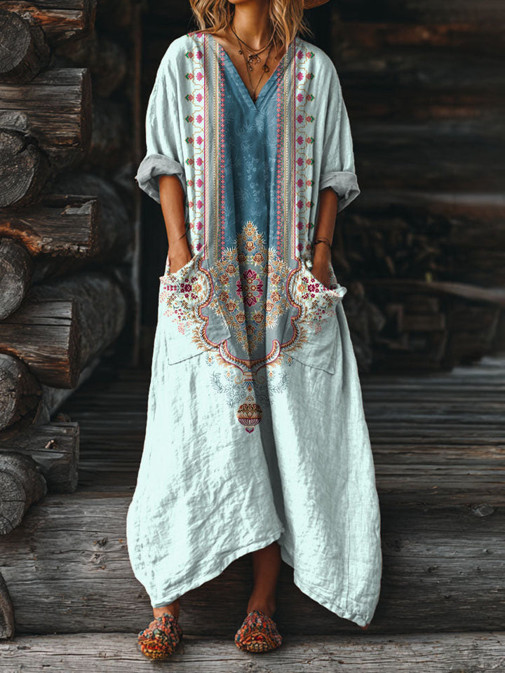 Moonlight | Vintage Boho Dress with Pockets