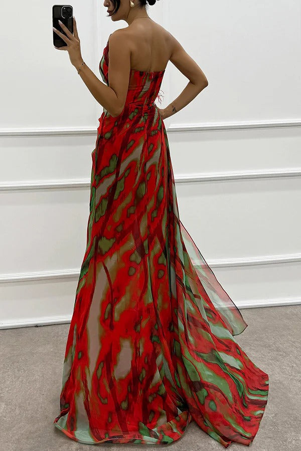 Aria™ | Vibrant Draped Dress