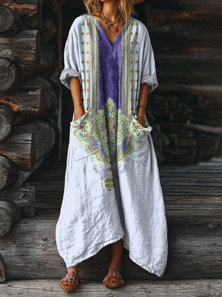 Moonlight | Vintage Boho Dress with Pockets