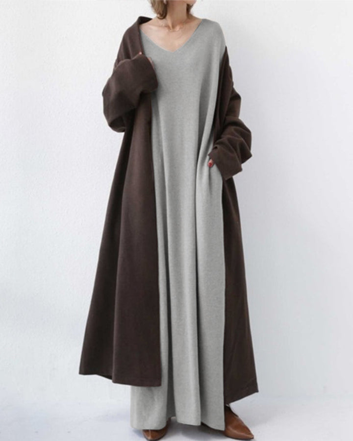 Marilyn | Elegant Casual V-Neck Dress