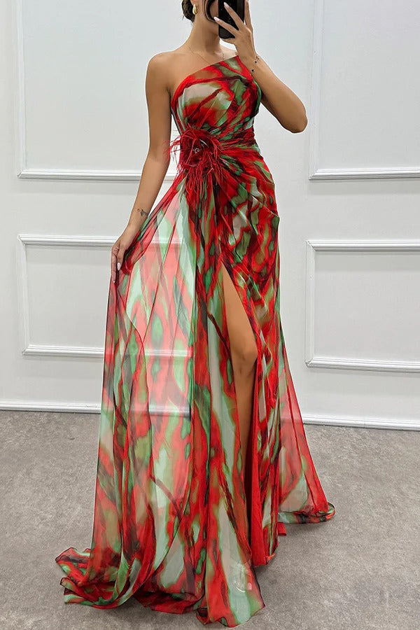 Aria™ | Vibrant Draped Dress