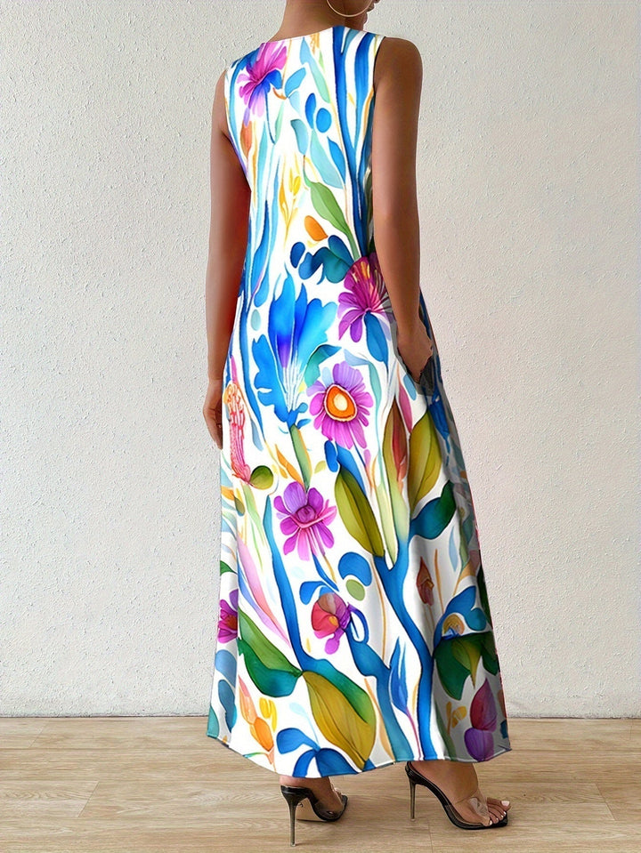 Layla | Blooming Print Maxi Dress