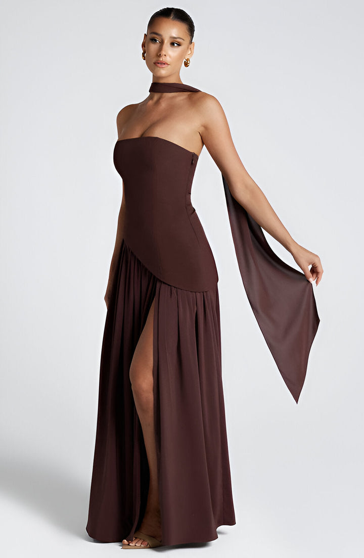 Maeve | Strapless Maxi Dress