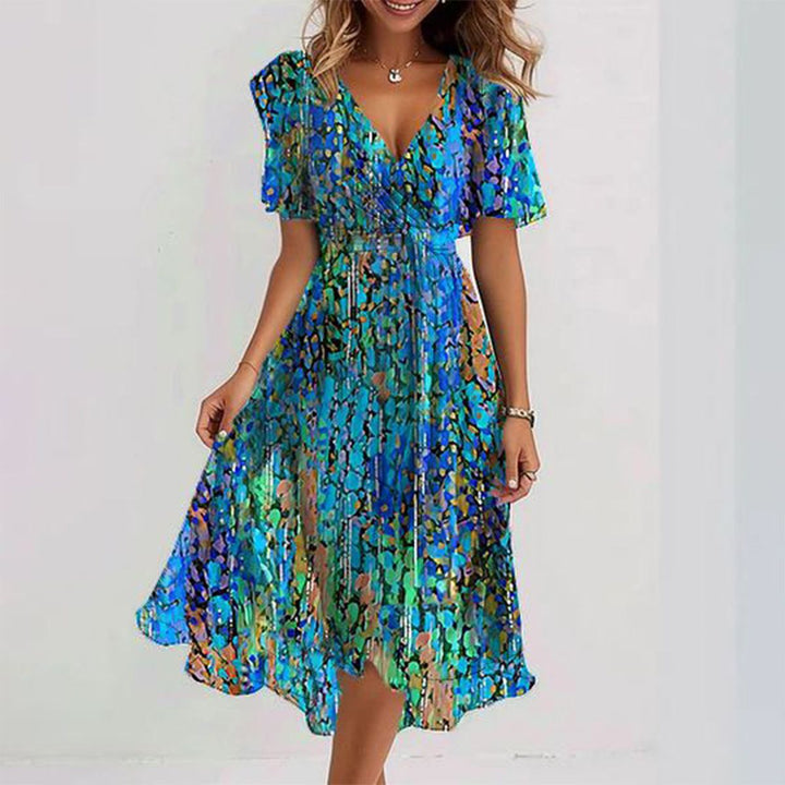 Zuri | Breezy Blue Midi Dress